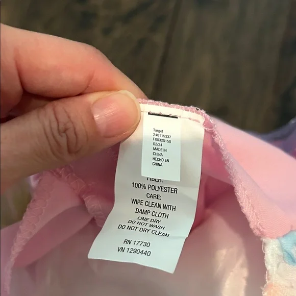 Target Girls Rainbow Floral Tulle Dress - White, Pink, Gold, Multicolor - Picture 3 of 10